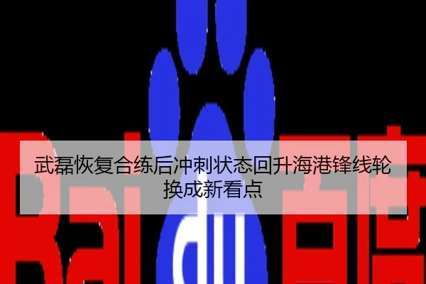 武磊恢复合练后冲刺状态回升海港锋线轮换成新看点