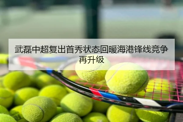 武磊中超复出首秀状态回暖海港锋线竞争再升级